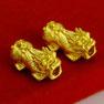 中国金行：貔貅3d硬金是黄金吗？